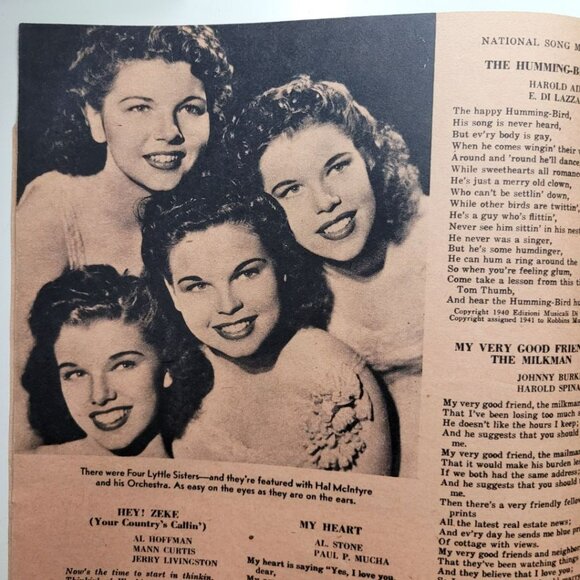 National Song Magazine Radio Stage Screen November 1942 Music 32 Page News Stage - Picture 5 of 11